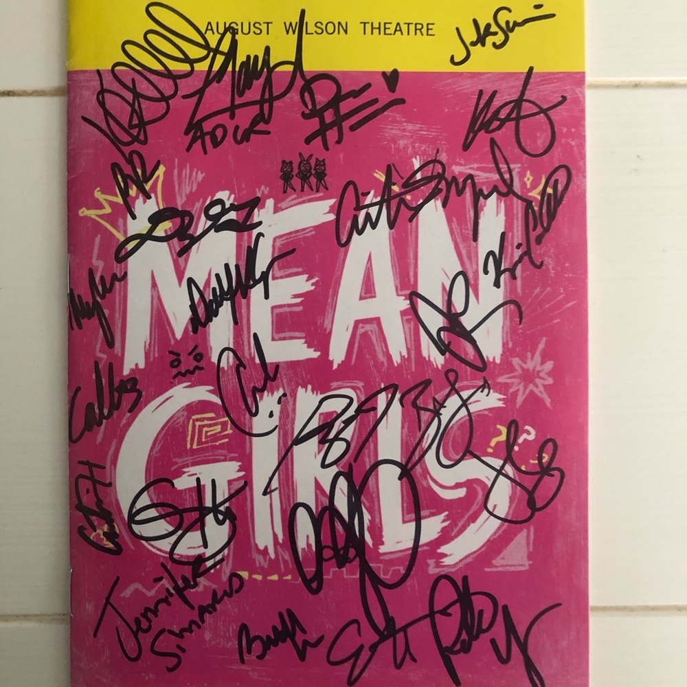 Mean Girls Signed Playbill 💓